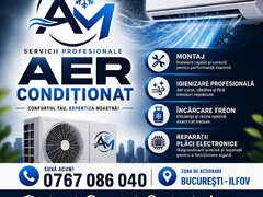 Montaj aer conditionat, igienizare, incarcare freon, reparatii placi